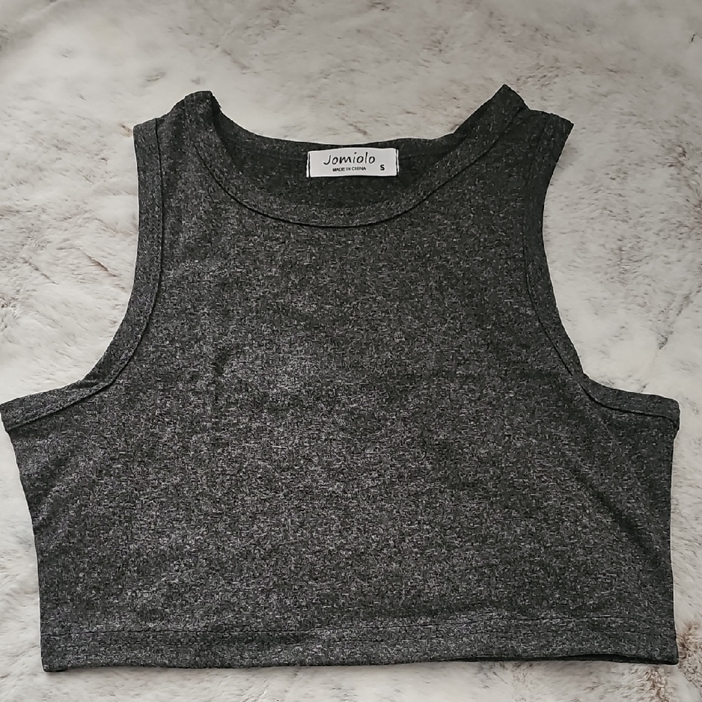 Charcoal Women's Crop Top